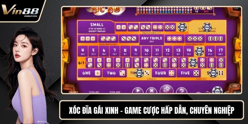 xóc đĩa gái xinh
